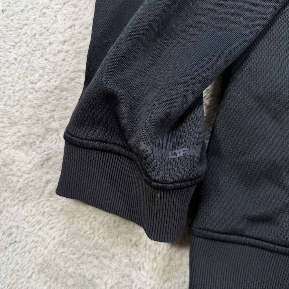 Under Armour Pullover Mens 4XL Black 1/4 Zip Coldgear Fleece Active Performance